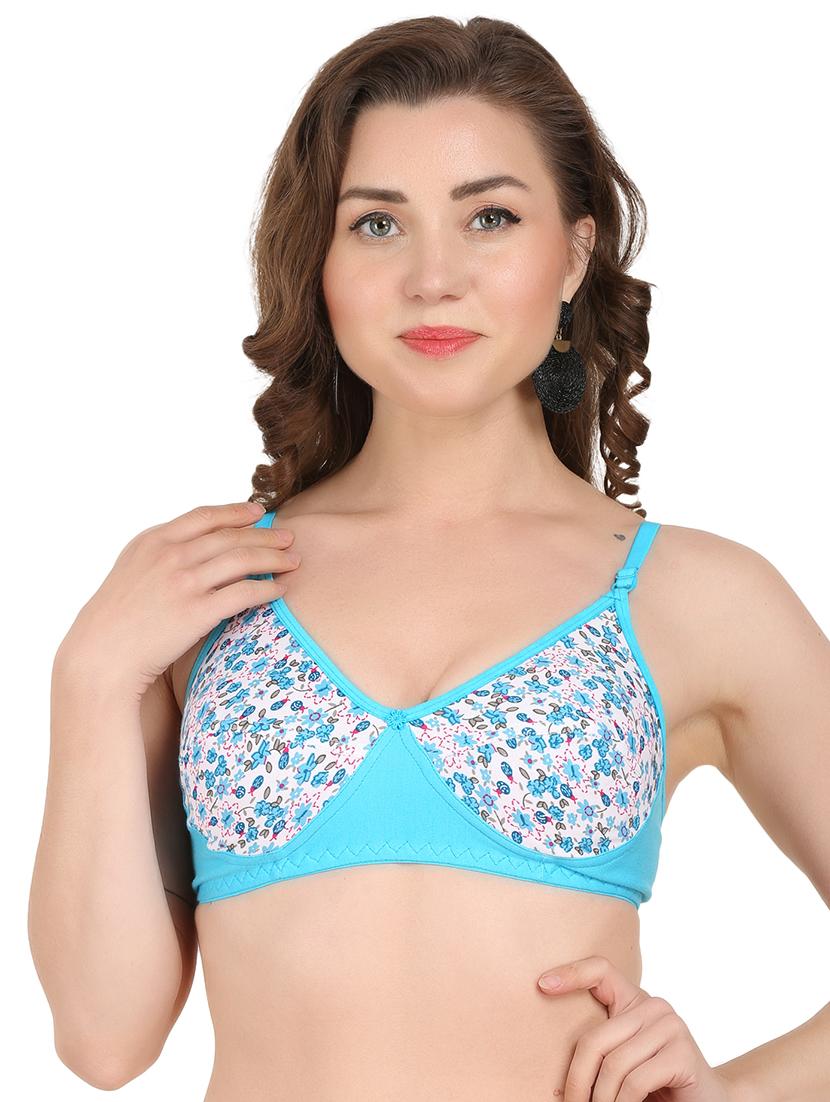 light blue rayon regular bra - 17543378 - Zoom Image - 1