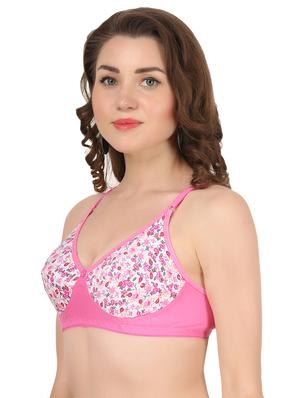 pink rayon regular bra - 17543379 - Standard Image - 2