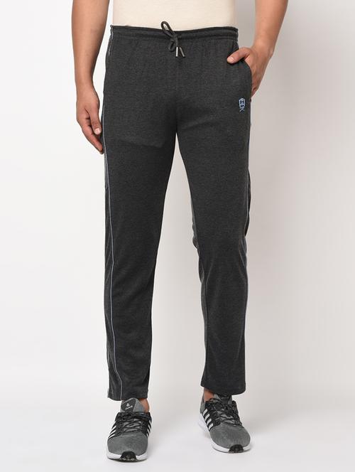 grey side taped full length track pant - 17543415 - Very Small Image - 1