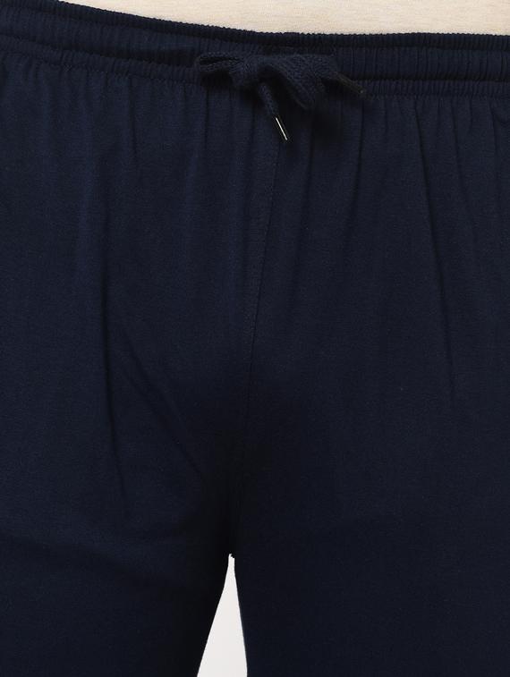 navy blue side striped full length track pant - 17543431 - Zoom Image - 5