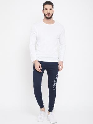 navy blue printed jogger - 17543434 - Standard Image - 4