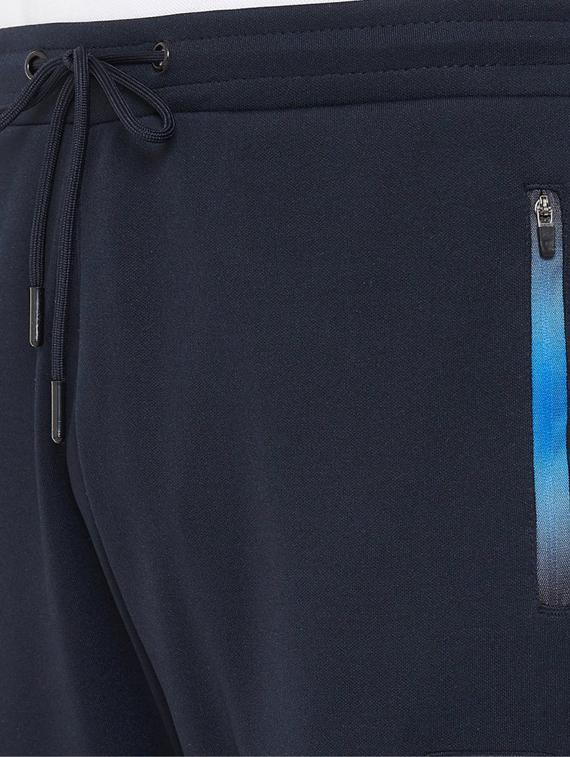 navy blue printed jogger - 17543434 - Zoom Image - 5