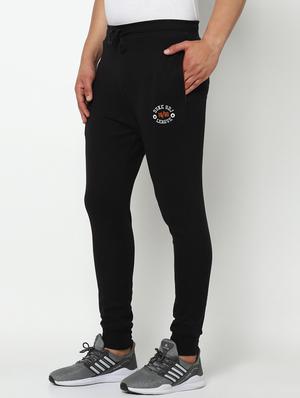 black solid jogger - 17543437 - Standard Image - 2