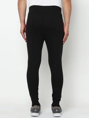 black solid jogger - 17543437 - Standard Image - 3