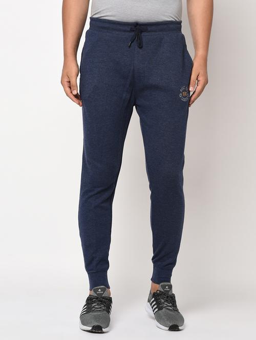 navy blue solid jogger - 17543441 - Standard Image - 1