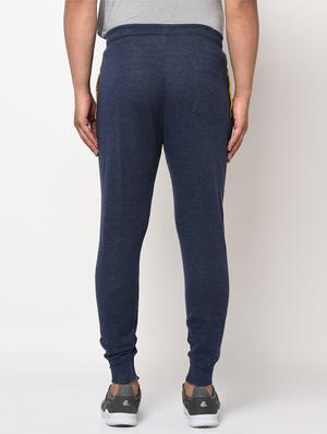 navy blue solid jogger - 17543441 - Standard Image - 3
