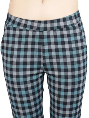 mid rise checkered jeggings - 17543607 - Standard Image - 5