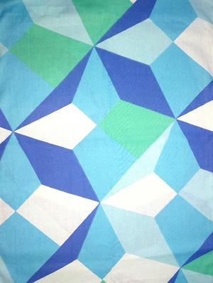good homes triangle 144 tc cotton double bed sheet with 2 pillow covers- blue - 17543614 - Standard Image - 5