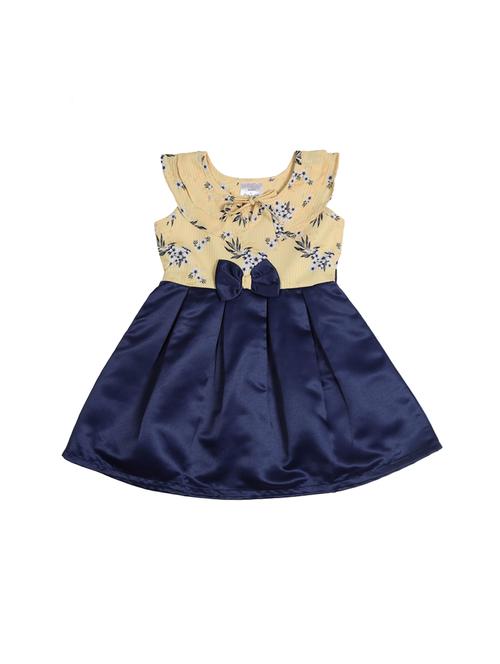 blue polyester frock - 17543619 - Standard Image - 1