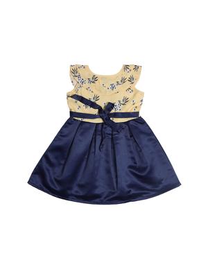 blue polyester frock - 17543619 - Standard Image - 2