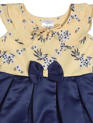 blue polyester frock - 17543619 - Standard Image - 3