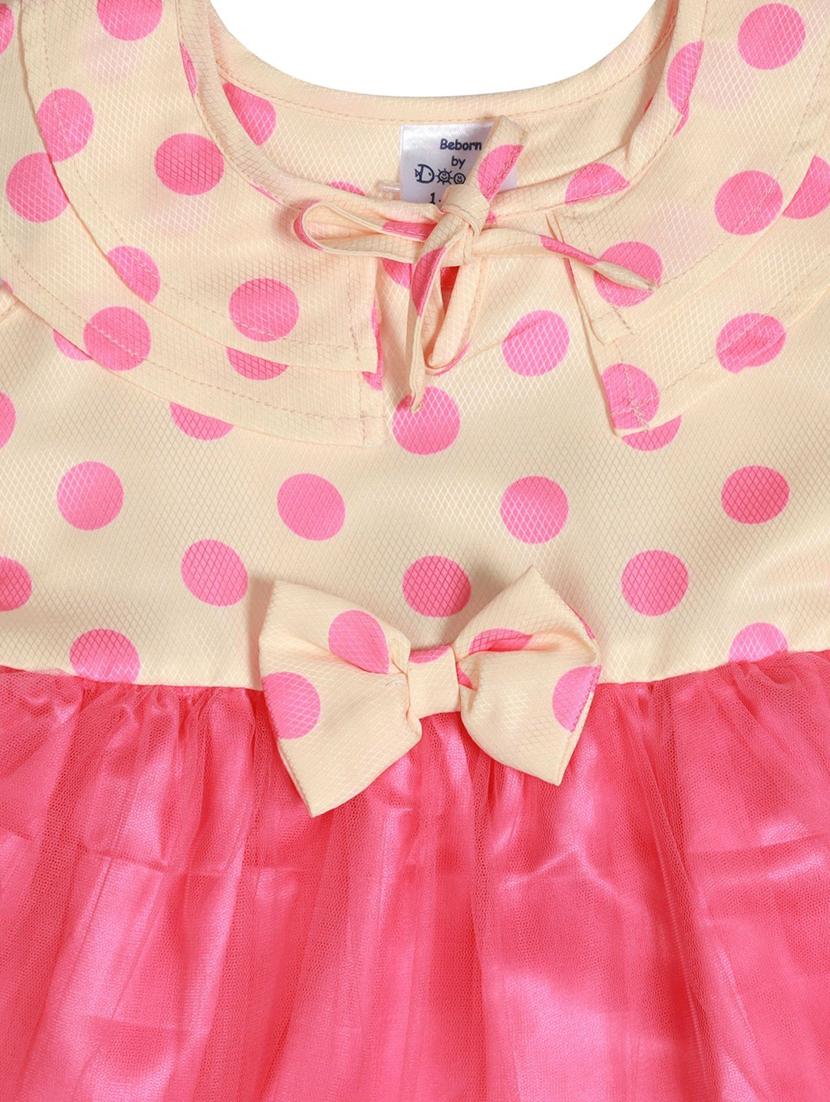 pink polyester frock - 17543621 - Zoom Image - 3