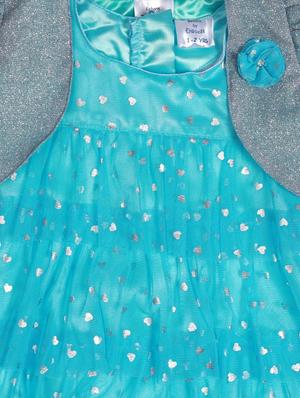 blue net frock - 17543630 - Standard Image - 3