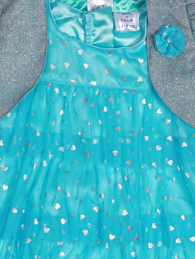 blue net frock - 17543630 - Zoom Image - 3