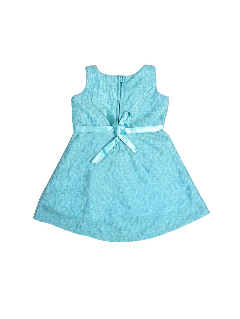 blue polyester frock - 17543631 - Zoom Image - 2