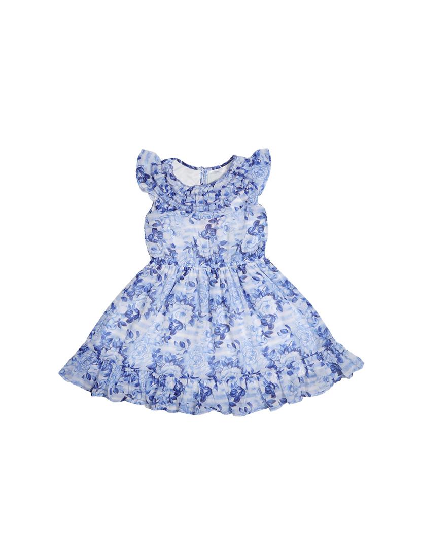 blue georgette frock - 17543641 - Zoom Image - 1