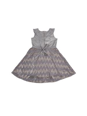 grey polyester frock - 17543644 - Standard Image - 2