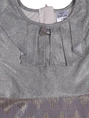 grey polyester frock - 17543644 - Standard Image - 3