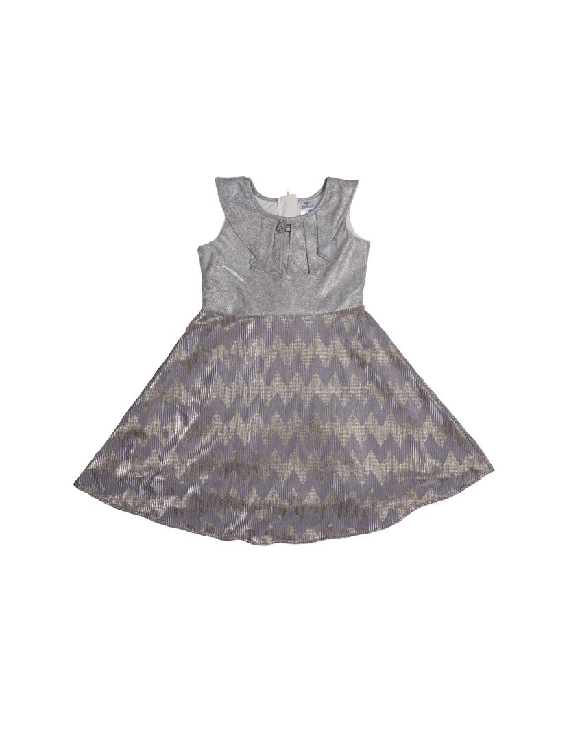 grey polyester frock - 17543644 - Zoom Image - 1