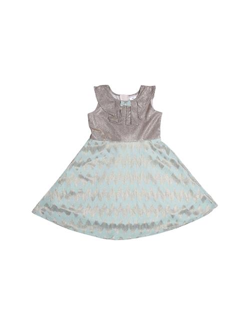green polyester frock - 17543646 - Standard Image - 1