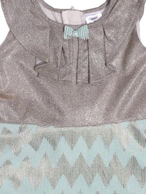 green polyester frock - 17543646 - Standard Image - 3
