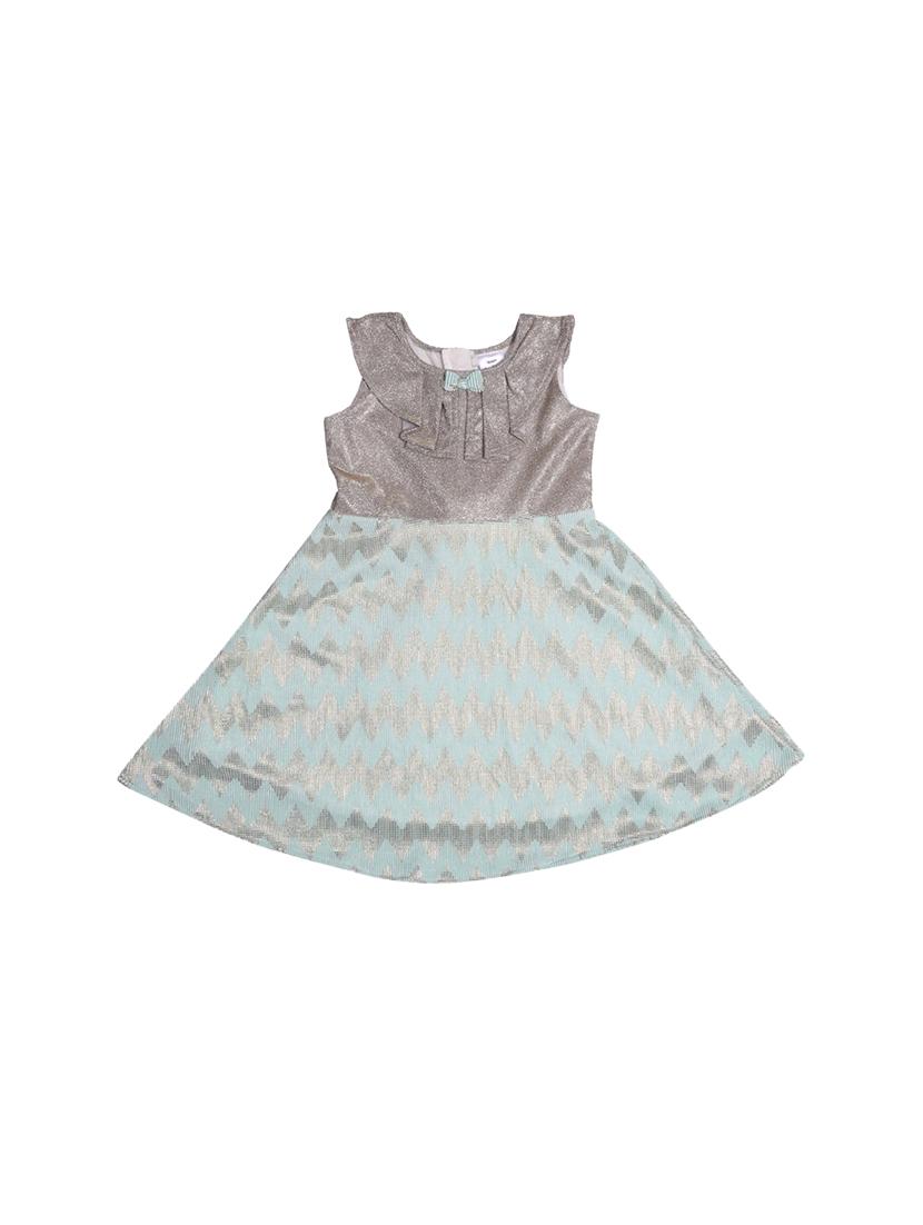 green polyester frock - 17543646 - Zoom Image - 1