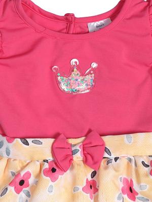 pink crepe frock - 17543648 - Standard Image - 3