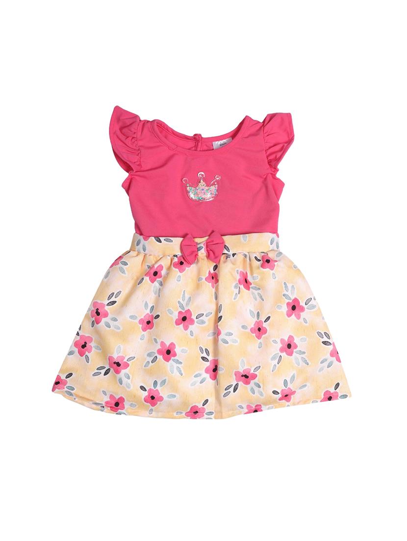 pink crepe frock - 17543648 - Zoom Image - 1
