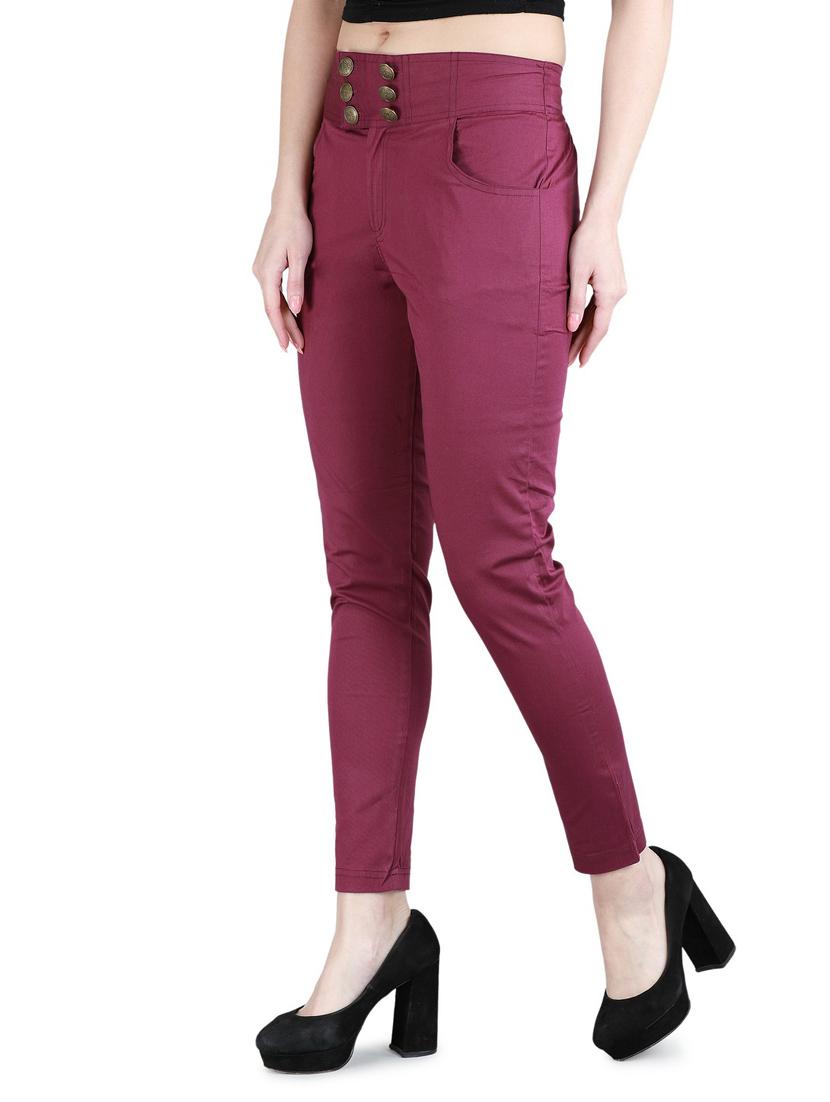 mid rise solid treggings - 17543762 - Zoom Image - 2