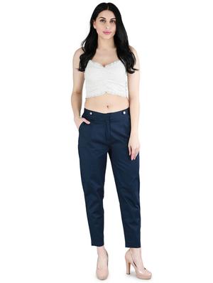 mid rise cigarette pants trouser - 17543764 - Standard Image - 4