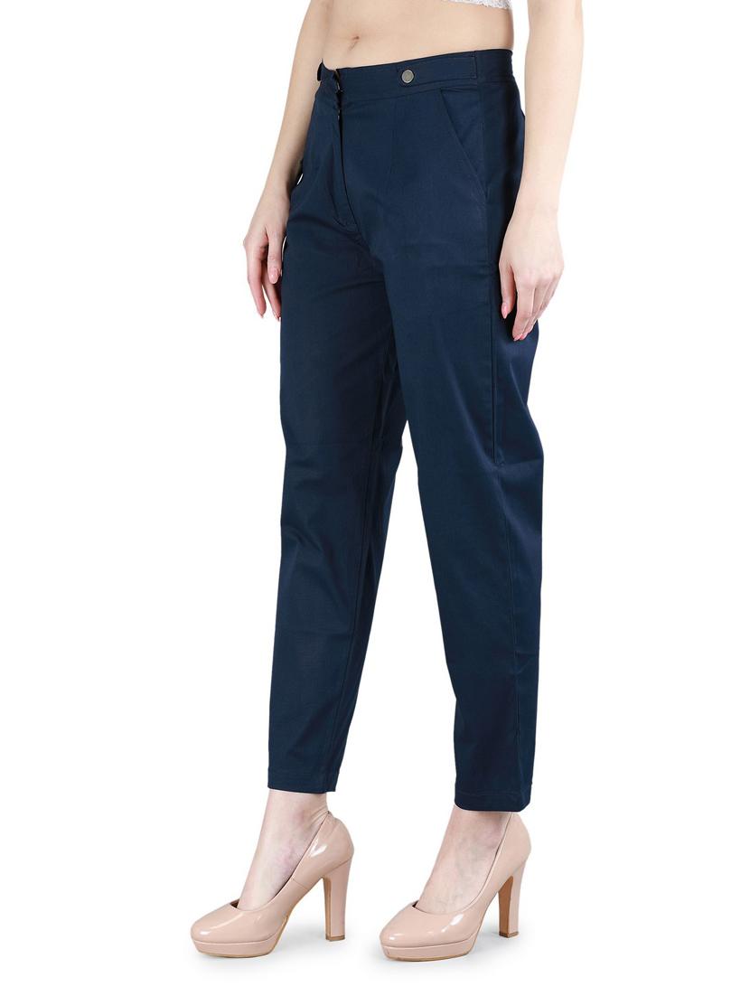 mid rise cigarette pants trouser - 17543764 - Zoom Image - 2