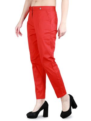 mid rise cigarette pants trouser - 17543765 - Standard Image - 2