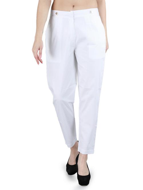 mid rise cigarette pants trouser - 17543766 - Standard Image - 1