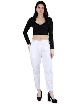 mid rise cigarette pants trouser - 17543766 - Standard Image - 4