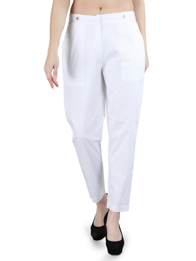 mid rise cigarette pants trouser - 17543766 - Zoom Image - 1