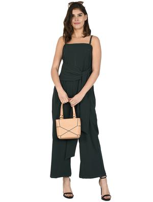 tie front full leg jumpsuit - 17543797 - Standard Image - 4
