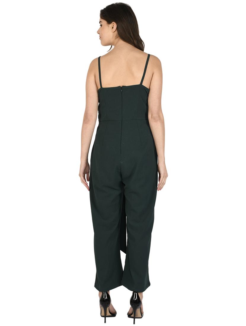 tie front full leg jumpsuit - 17543797 - Zoom Image - 3
