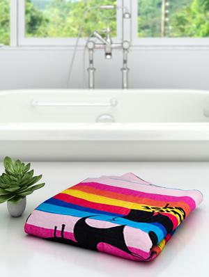 athom trendz disney minnie large bath towel 300 gsm 75x150 cm - 17544081 - Standard Image - 2