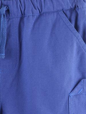 blue cotton shorts - 17544089 - Standard Image - 3