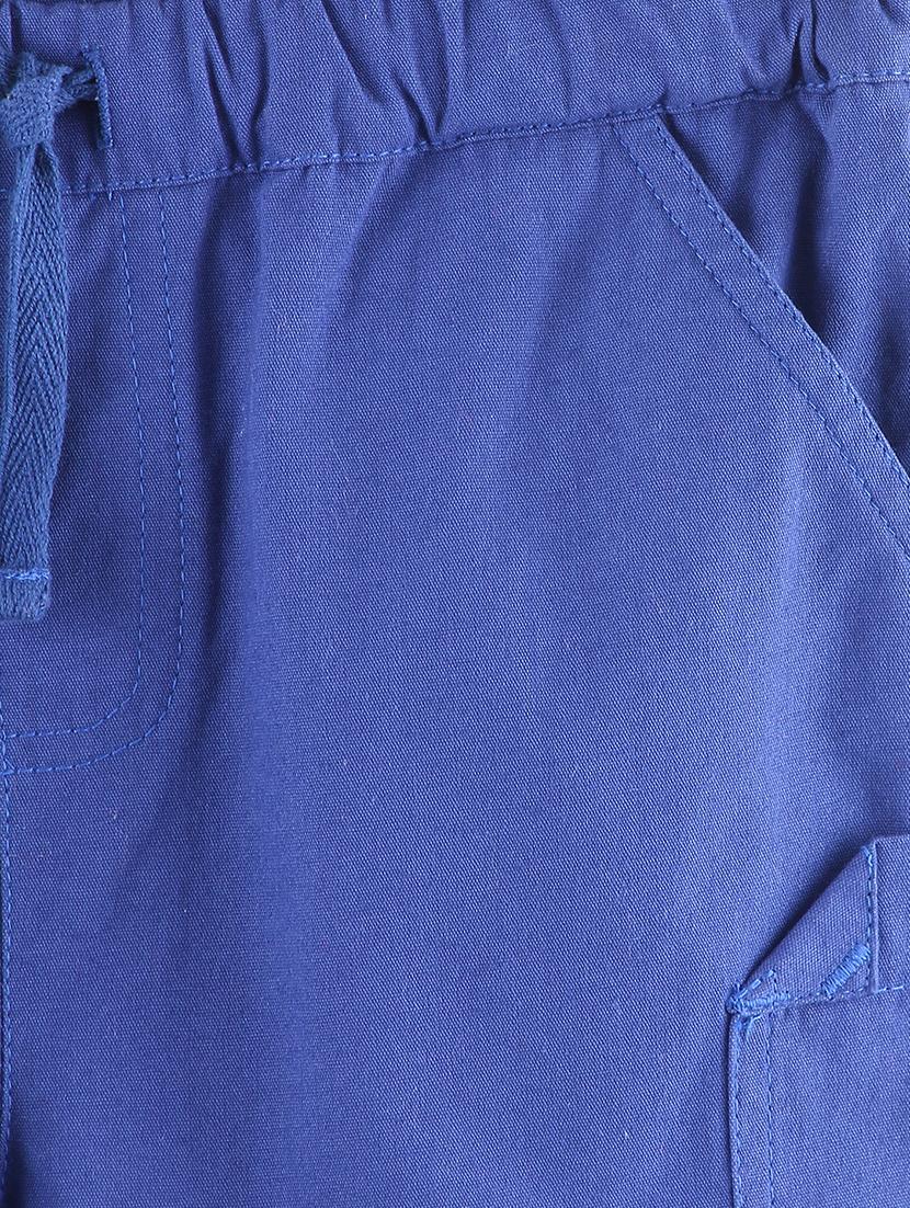 blue cotton shorts - 17544089 - Zoom Image - 3