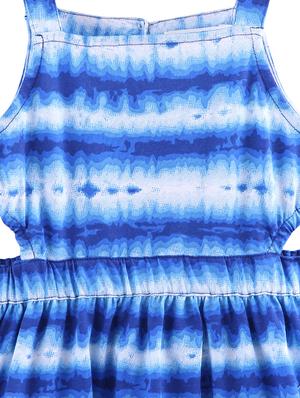 blue cotton frock - 17544093 - Standard Image - 3