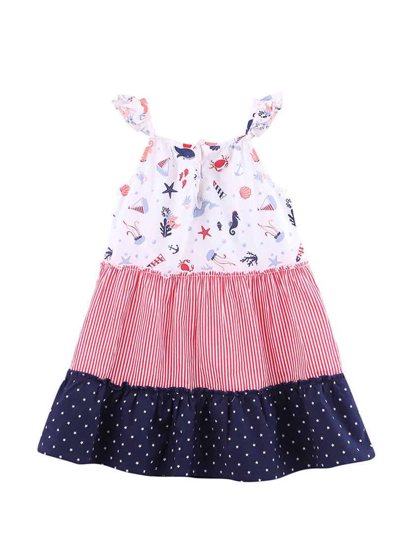multi colored cotton frock - 17544094 - Zoom Image - 2