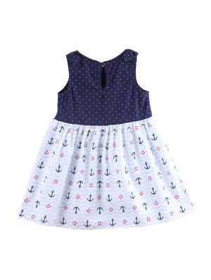 blue cotton frock - 17544095 - Standard Image - 2