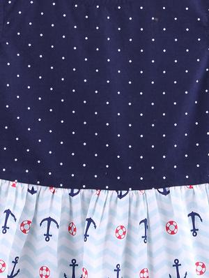 blue cotton frock - 17544095 - Standard Image - 3