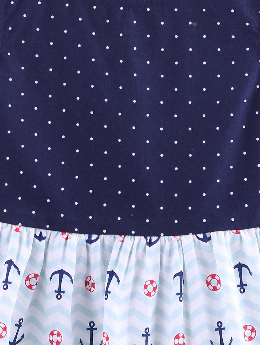 blue cotton frock - 17544095 - Zoom Image - 3