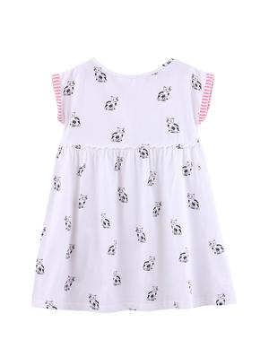 white cotton frock - 17544096 - Standard Image - 2