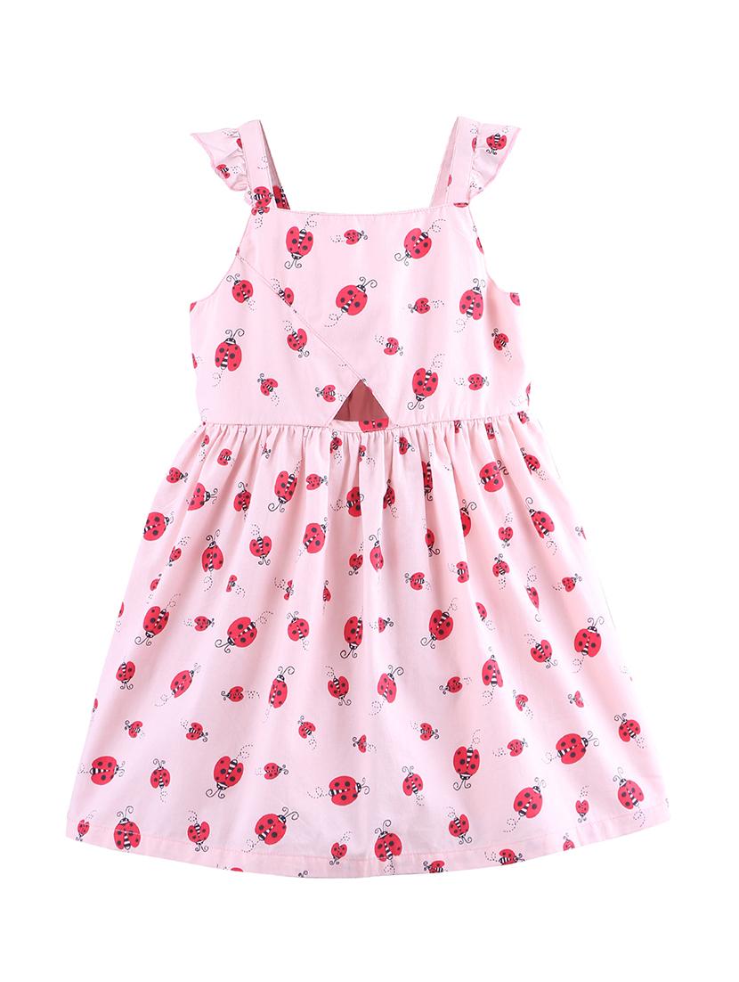 pink cotton frock - 17544098 - Zoom Image - 2