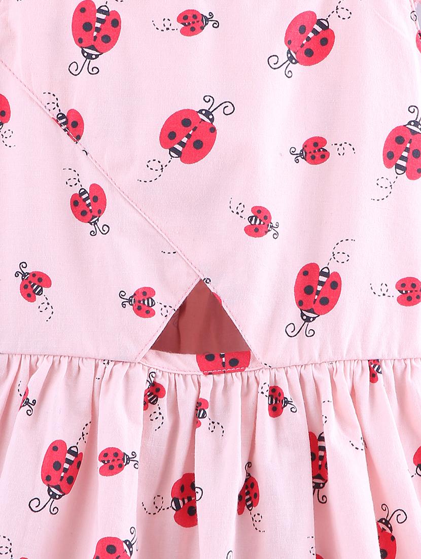 pink cotton frock - 17544098 - Zoom Image - 3