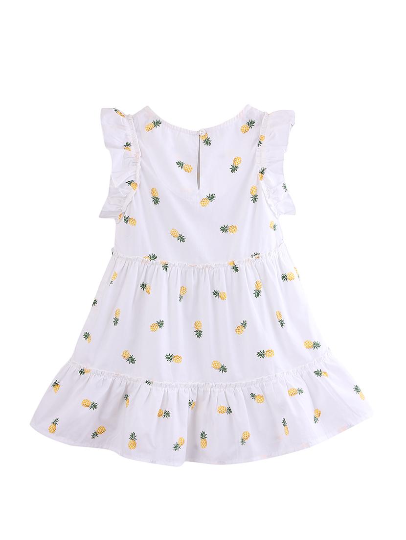 white cotton frock - 17544101 - Zoom Image - 2