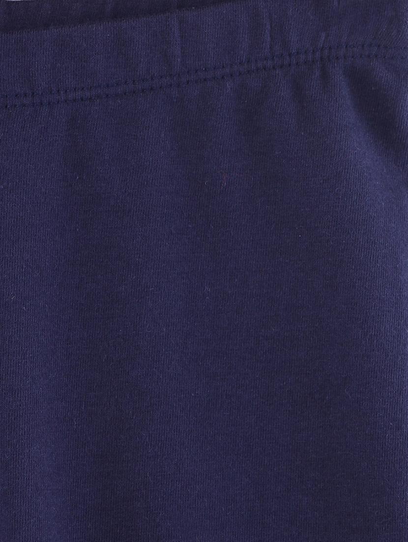 blue cotton blend legging - 17544103 - Zoom Image - 3